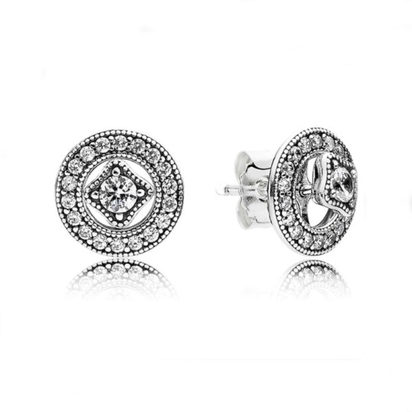 Pandora Καρφωτά Ασημένια Σκουλαρίκια 290721CZ Pandora Καρφωτά Ασημένια Σκουλαρίκια 290721CZ