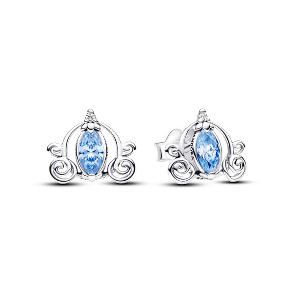 Pandora Σκουλαρίκια Disney Η Άμαξα της Σταχτοπούτας 293060C01 Pandora Σκουλαρίκια Disney Η Άμαξα της Σταχτοπούτας 293060C01
