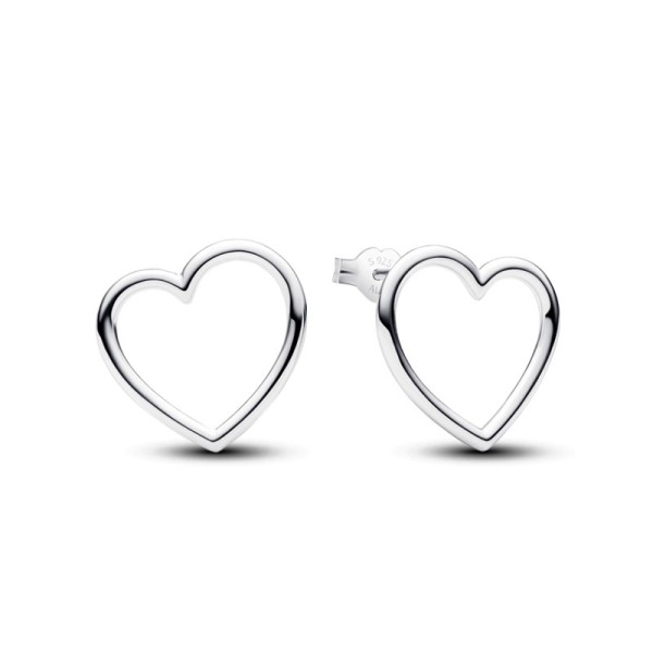 Pandora Σκουλαρίκια Καρφωτά με Καρδιά 293077C00 Pandora Σκουλαρίκια Καρφωτά με Καρδιά 293077C00