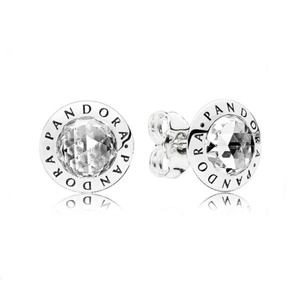 Pandora Ακτινοβόλα Σκουλαρίκια με λογότυπο 296216CZ Pandora Ακτινοβόλα Σκουλαρίκια με λογότυπο 296216CZ
