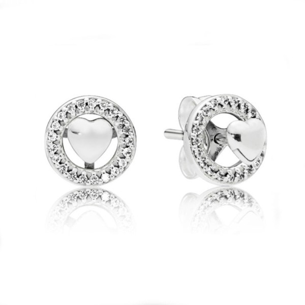 Pandora Ασημένια Καρφωτά σκουλαρίκια 297709CZ Pandora Ασημένια Καρφωτά σκουλαρίκια 297709CZ