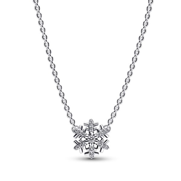 Pandora Κρεμαστό κολιέ Sparkling Snowflake 392371C01 Pandora Κρεμαστό κολιέ Sparkling Snowflake 392371C01