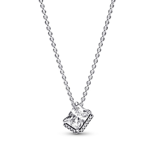 Pandora Κολιέ ασημένιο με πέτρα 392388C01 Pandora Κολιέ ασημένιο με πέτρα 392388C01