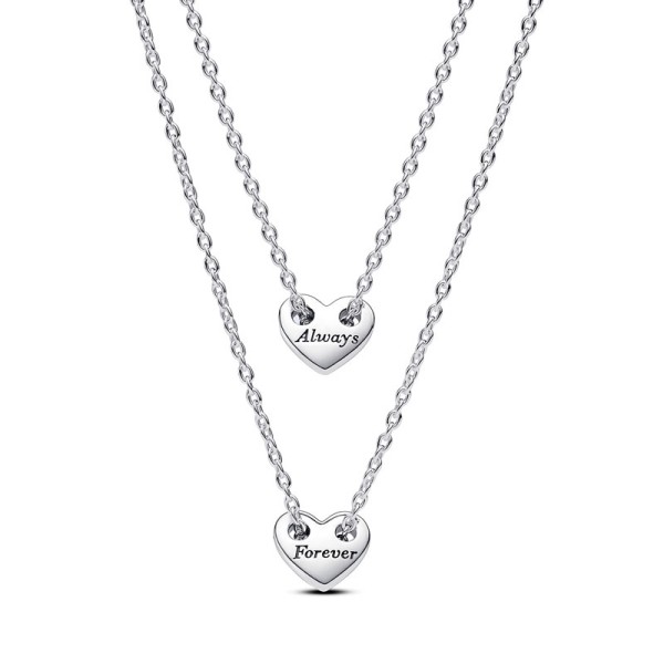 Pandora Ασημένιο Κολιέ με Καρδιά 393207C00 Pandora Ασημένιο Κολιέ με Καρδιά 393207C00