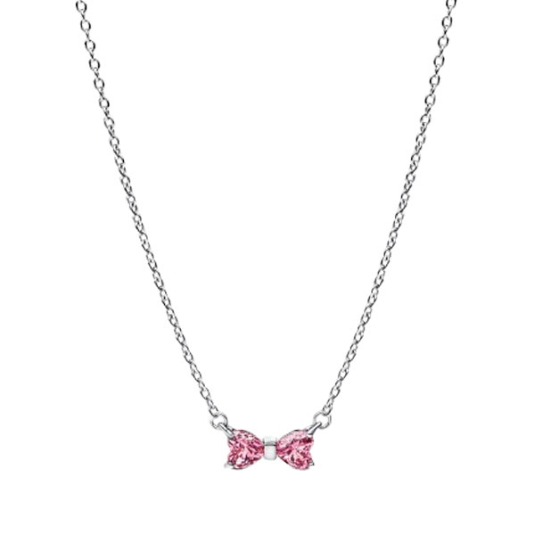Pandora κολιέ Φιόγκος Ροζ 394235C01 Pandora κολιέ Φιόγκος Ροζ 394235C01