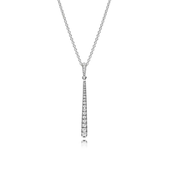 Pandora Κολιέ Ασημένιο με ζιρκόν 396354CZ Pandora Κολιέ Ασημένιο με ζιρκόν 396354CZ