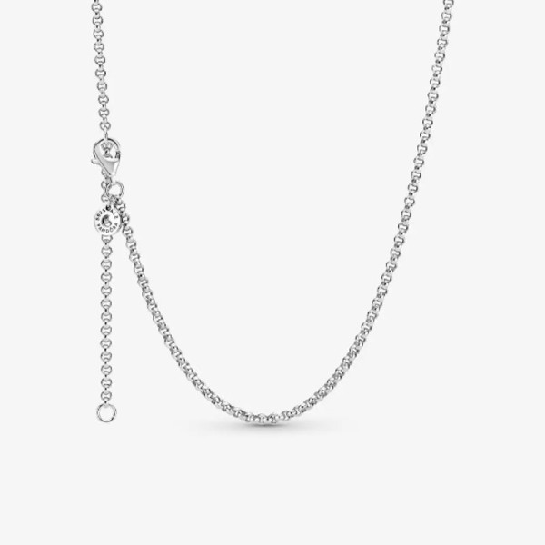 Pandora Ασημένιο Κολιέ αλυσίδα 399260C00 Pandora Ασημένιο Κολιέ αλυσίδα 399260C00