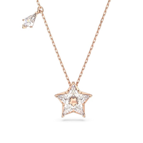 Κρεμαστό Swarovski Στέλλα Χαρταετός κόψτε Αστέρι λευκό τριαντάφυλλο σε επίχρυσο τόνο 5645463 Κρεμαστό Swarovski Στέλλα Χαρταετός κόψτε Αστέρι λευκό τριαντάφυλλο σε επίχρυσο τόνο 5645463