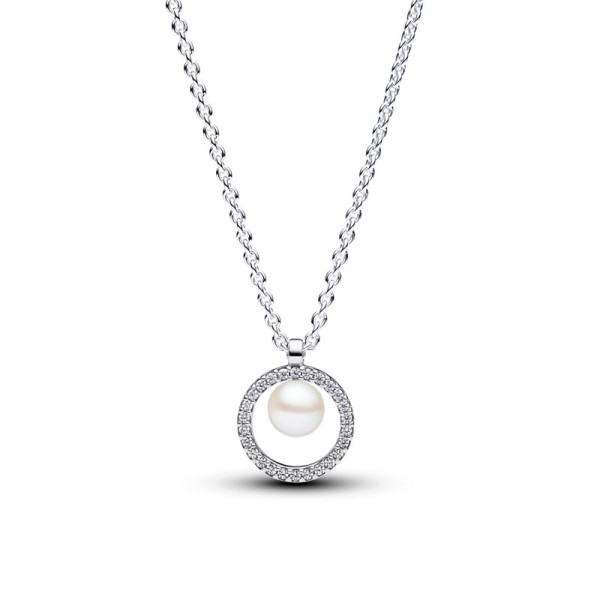 Pandora Κολιέ με μαργαριτάρι 393165C01 Pandora Κολιέ με μαργαριτάρι 393165C01