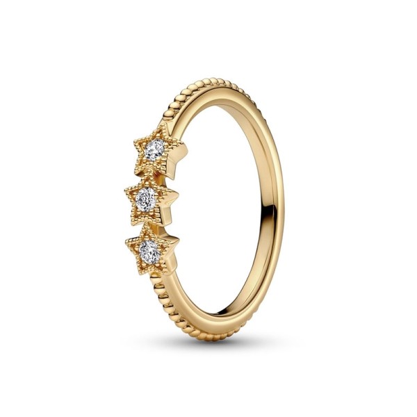 PANDORA Χρυσό Δαχτυλίδι με αστέρια 162333C01 PANDORA Χρυσό Δαχτυλίδι με αστέρια 162333C01