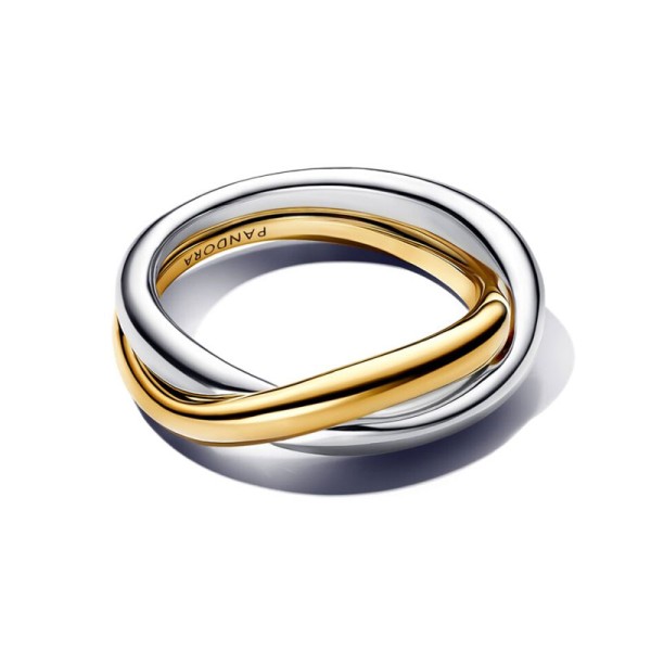 Pandora Δαχτυλίδι δύο αποχρώσεων 163262C00 Pandora Δαχτυλίδι δύο αποχρώσεων 163262C00