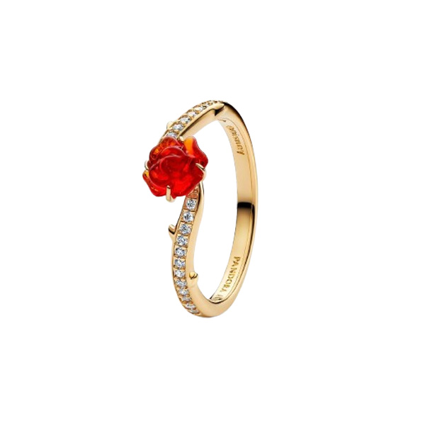 Pandora Δαχτυλίδι Disney Τριαντάφυλλο 163984C01 Pandora Δαχτυλίδι Disney Τριαντάφυλλο 163984C01