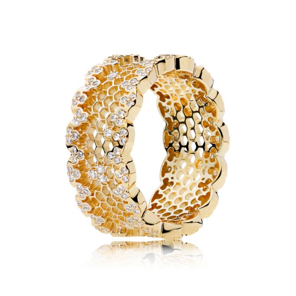 Pandora Δαχτυλίδι σε σχήμα Κυψέλης 167100CZ Pandora Δαχτυλίδι σε σχήμα Κυψέλης 167100CZ