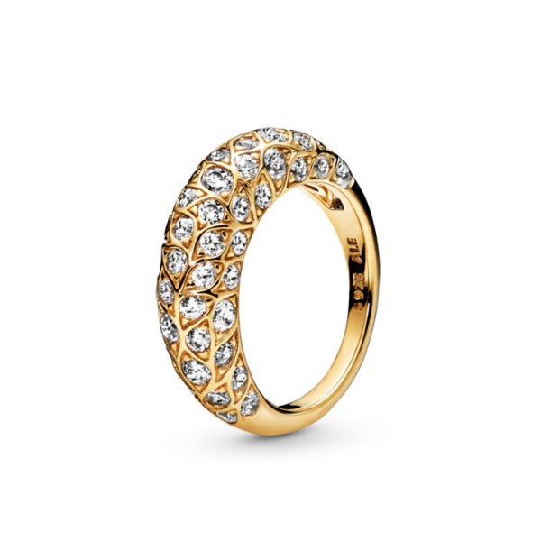 Pandora Αστραφτερό Χρυσό Δαχτυλίδι 168290CZ Pandora Αστραφτερό Χρυσό Δαχτυλίδι 168290CZ