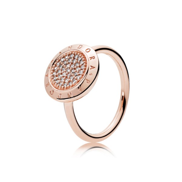 Pandora Ροζέ Δαχτυλίδι Αστραφτερό 180912CZ Pandora Ροζέ Δαχτυλίδι Αστραφτερό 180912CZ