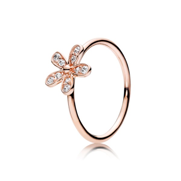 Pandora Ροζέ Δαχτυλίδι με μαργαρίτα 180932CZ Pandora Ροζέ Δαχτυλίδι με μαργαρίτα 180932CZ