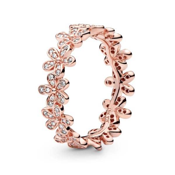 Pandora Ροζέ Δαχτυλίδι με λουλούδια 180934CZ Pandora Ροζέ Δαχτυλίδι με λουλούδια 180934CZ