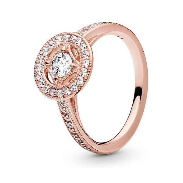 Pandora Ροζέ Δαχτυλίδι με ζιργκόν πέτρες 181006CZ Pandora Ροζέ Δαχτυλίδι με ζιργκόν πέτρες 181006CZ