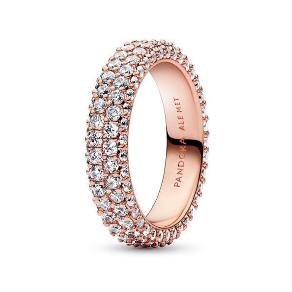 Pandora Ροζέ Αστραφτερό Δαχτυλίδι 182629C01 Pandora Ροζέ Αστραφτερό Δαχτυλίδι 182629C01