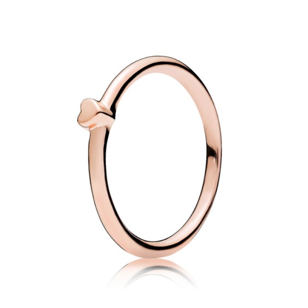 Pandora Ροζέ Δαχτυλίδι με καρδούλα 186551 Pandora Ροζέ Δαχτυλίδι με καρδούλα 186551
