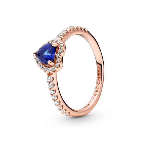 Pandora Δαχτυλίδι Αστραφτερό με μπλε καρδιά 188421C01 Pandora Δαχτυλίδι Αστραφτερό με μπλε καρδιά 188421C01