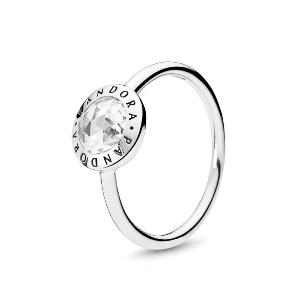 Pandora Ασημένιο δαχτυλίδι με διάφανο ζιρκόν 191029CZ Pandora Ασημένιο δαχτυλίδι με διάφανο ζιρκόν 191029CZ
