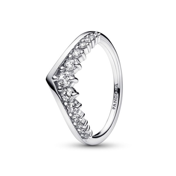Pandora Αστραφτερό Ασημένιο Δαχτυλίδι 192320C01 Pandora Αστραφτερό Ασημένιο Δαχτυλίδι 192320C01