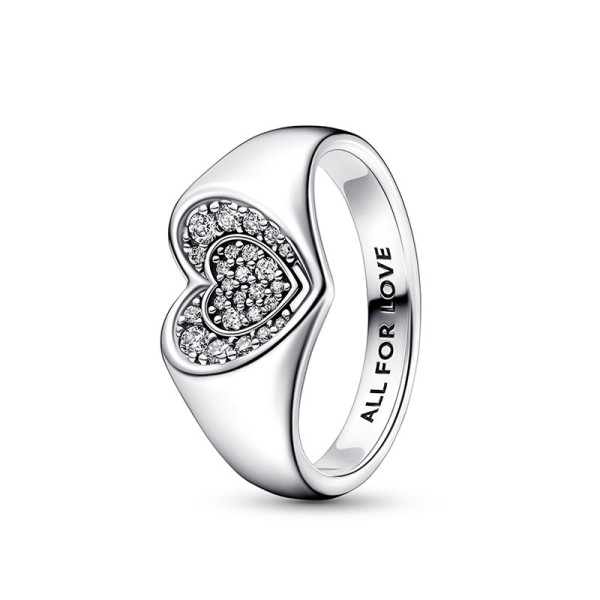 Pandora Δαχτυλίδι με καρδιά 192491C01 Pandora Δαχτυλίδι με καρδιά 192491C01