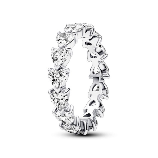 Pandora Δαχτυλίδι με Αστραφτερές Καρδιές 193103C01 Pandora Δαχτυλίδι με Αστραφτερές Καρδιές 193103C01