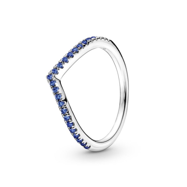Pandora Λαμπερό Μπλε Δαχτυλίδι 196316C02 Pandora Λαμπερό Μπλε Δαχτυλίδι 196316C02