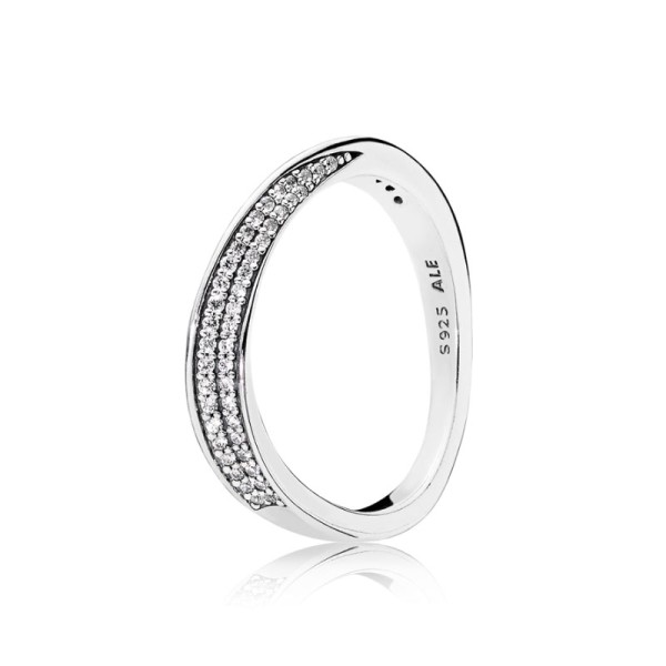 Pandora Δαχτυλίδι Κυματιστό 197136CZ Pandora Δαχτυλίδι Κυματιστό 197136CZ