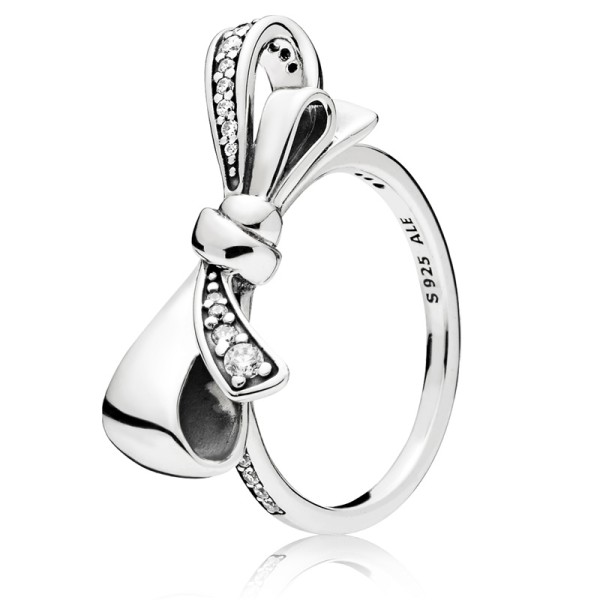 PANDORA Δαχτυλίδι Φιόγκος με ζιρκόν 197232CZ PANDORA Δαχτυλίδι Φιόγκος με ζιρκόν 197232CZ