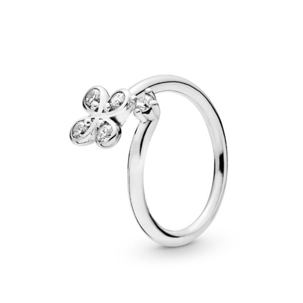 Pandora Δαχτυλίδι λουλούδι με τέσσερα πέταλα 197988CZ Pandora Δαχτυλίδι λουλούδι με τέσσερα πέταλα 197988CZ