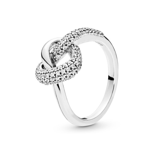 Pandora Δαχτυλίδι με κόμπο και Ζιρκόν 198086CZ Pandora Δαχτυλίδι με κόμπο και Ζιρκόν 198086CZ