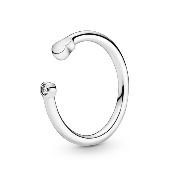 Pandora Ασημένιο Δαχτυλίδι ανοιχτό 198559C01 Pandora Ασημένιο Δαχτυλίδι ανοιχτό 198559C01