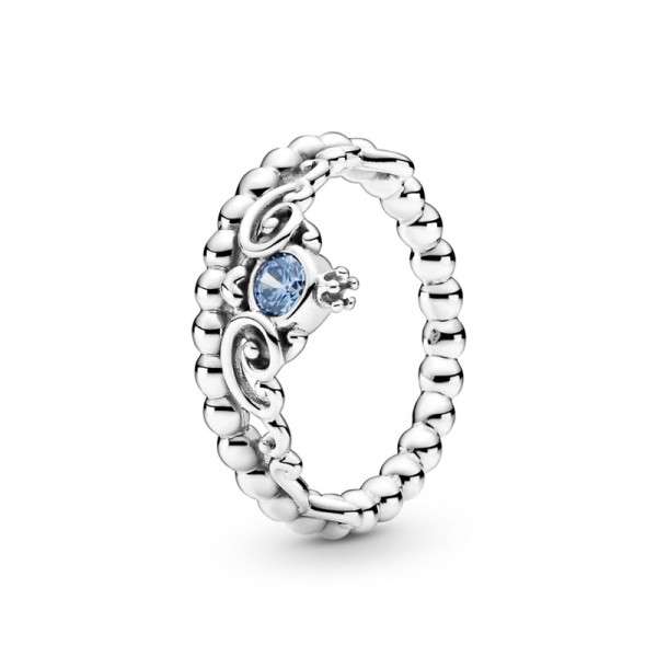 Pandora Δαχτυλίδι Disney Σταχτοπούτα Τιάρα Μπλε 199191C01 Pandora Δαχτυλίδι Disney Σταχτοπούτα Τιάρα Μπλε 199191C01