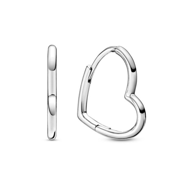 PANDORA Ασύμμετρα Σκουλαρίκια Κρίκοι Καρδιάς 298307C00 PANDORA Ασύμμετρα Σκουλαρίκια Κρίκοι Καρδιάς 298307C00