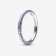 Pandora ME Blue Pavé Δαχτυλίδι ασήμι 925 με μπλε κρύσταλλο 199679C03