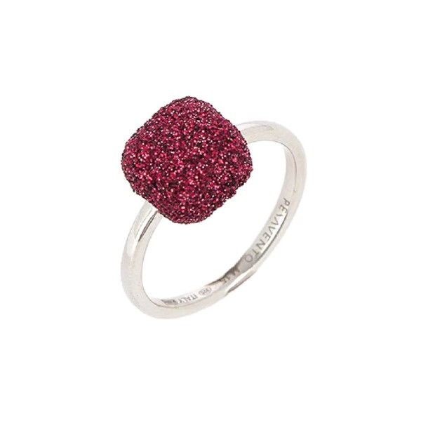 Pesavento Polvere Di Sogni Women's 925 Sterling Silver Paris Red Powder Ring WPSCA113 Pesavento Polvere Di Sogni Women's 925 Sterling Silver Paris Red Powder Ring WPSCA113
