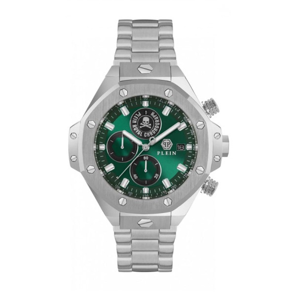 Philipp Plein Chrono Royal Ρολόι Aσημί Ανοξείδωτο Ατσάλι PWLFA0425