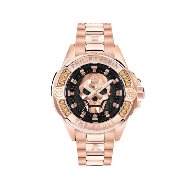 Philipp Plein PWNAA0922 Το κρανίο Για άνδρες και γυναίκες Ρολόι σε Ροζ Χρυσό χρώμα Philipp Plein PWNAA0922 Το κρανίο Για άνδρες και γυναίκες Ρολόι σε Ροζ Χρυσό χρώμα