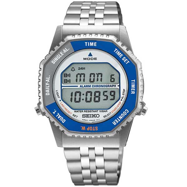 SEIKO ρολόϊ ψηφιακός χαλαζίας Conceptual Series σε μπλε και ασημί χρώμα SEIKO ρολόϊ ψηφιακός χαλαζίας Conceptual Series σε μπλε και ασημί χρώμα