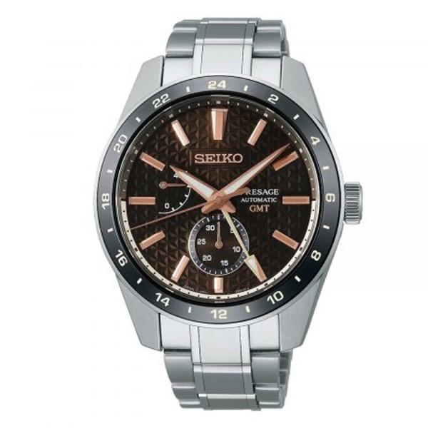 SEIKO Ανδρικό ρολόι Presage 'Keshizumi' με γωνίες Σειρά GMT Αυτόματο SEIKO Ανδρικό ρολόι Presage 'Keshizumi' με γωνίες Σειρά GMT Αυτόματο