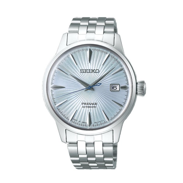 Seiko Presage Basic Line Ανδρικό Ρολόι 40mm Αυτόματο με Ασημί Μεταλλικό Μπρασελέ SRPE19J1 Seiko Presage Basic Line Ανδρικό Ρολόι 40mm Αυτόματο με Ασημί Μεταλλικό Μπρασελέ SRPE19J1