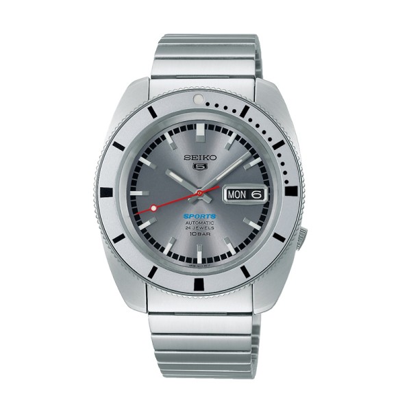 SEIKO Ανδρικό Ρολόι 5 SPORTS 'Μπλε Σταχτί' 1968 Recreation L.E. Αυτόματο SRPL03K1J SEIKO Ανδρικό Ρολόι 5 SPORTS 'Μπλε Σταχτί' 1968 Recreation L.E. Αυτόματο SRPL03K1J