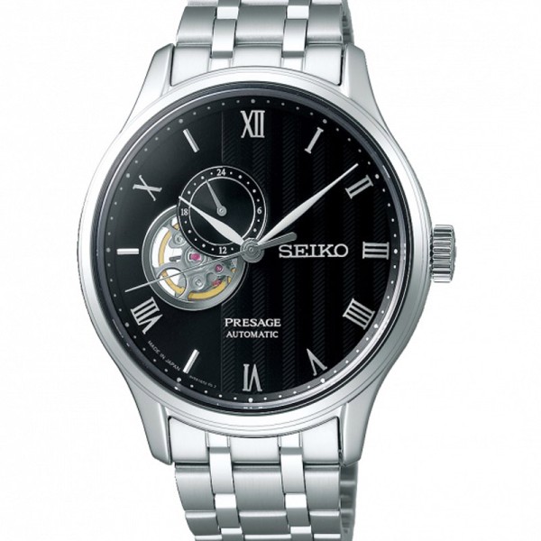 SEIKO Ανδρικό ρολόι Presage Αυτόματο Ασημί - Μαύρο SSA377J1 SEIKO Ανδρικό ρολόι Presage Αυτόματο Ασημί - Μαύρο SSA377J1