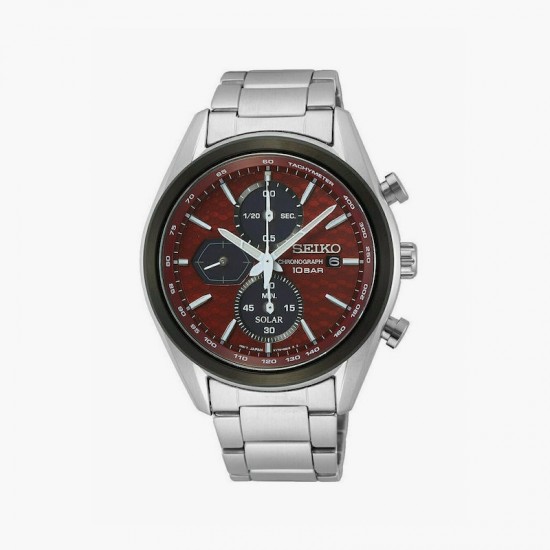 SEIKO Ανδρικό ρολόι Macchina Sportiva Solar Χρονογράφος SSC771P1