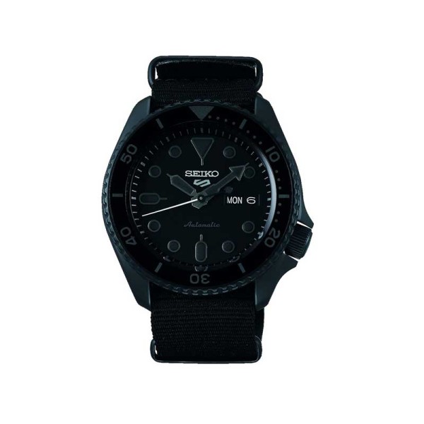 SEIKO 5 Sports Automatic Μαύρο Υφασμάτινο λουράκι SRPD79K1 SEIKO 5 Sports Automatic Μαύρο Υφασμάτινο λουράκι SRPD79K1