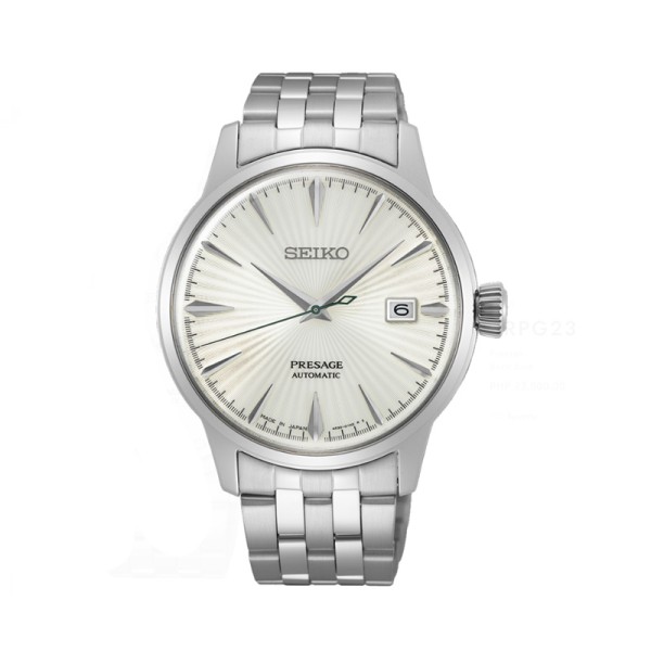 Seiko Ανδρικό ρολόι Κοκτέιλ Presage χρόνος "The Martini" Χάλυβας SRPG23J1 Seiko Ανδρικό ρολόι Κοκτέιλ Presage χρόνος "The Martini" Χάλυβας SRPG23J1
