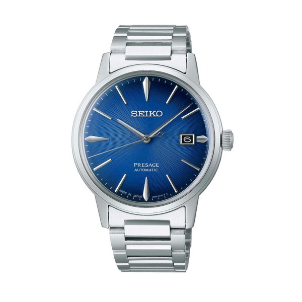 SEIKO Ανδρικό ρολόι με ασημί μπρασελέ SRPJ13J1 SEIKO Ανδρικό ρολόι με ασημί μπρασελέ SRPJ13J1